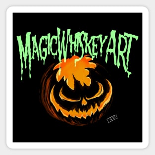 MagicWhiskeyART Drip Logo Magnet